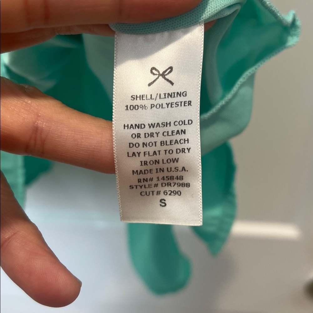 Everly Mint Green Spaghetti Strap slip Dress size small. - Picture 9 of 9